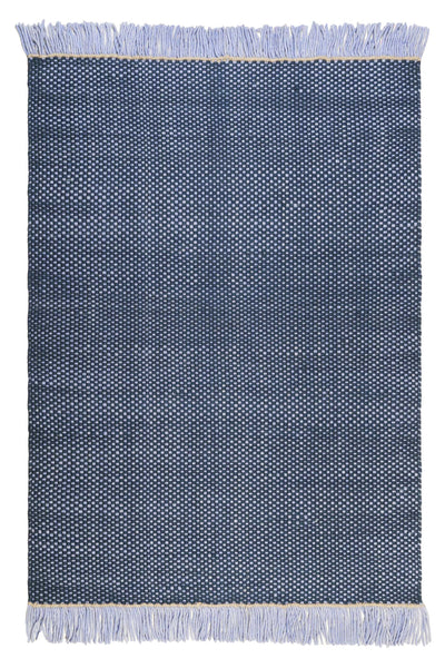 Esprit Handwebteppich Blau aus Wolle » Casa «