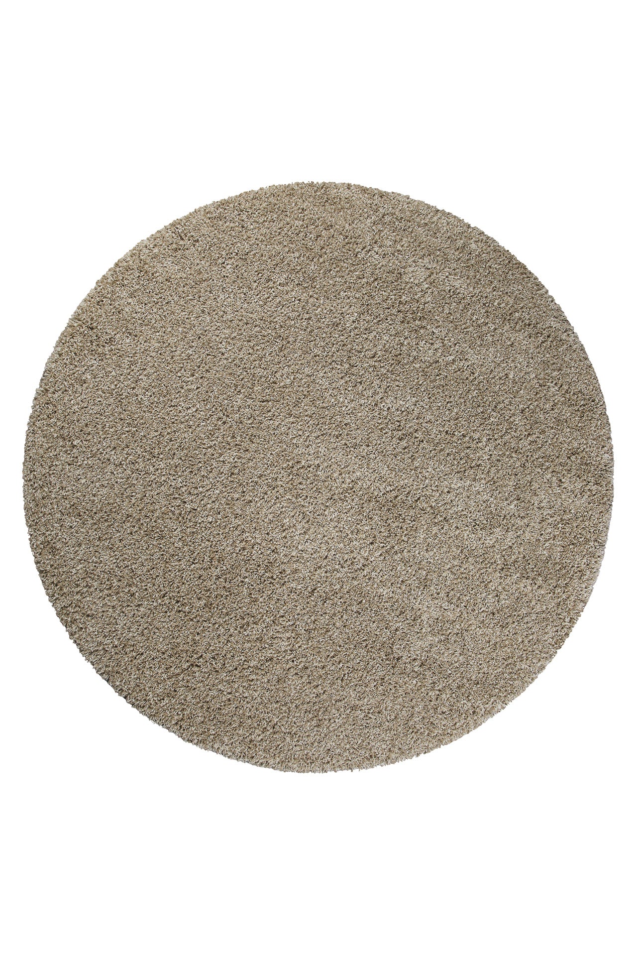 Aktion: Hochflor Teppich Rund Creme Beige Shaggy Plus bestellen