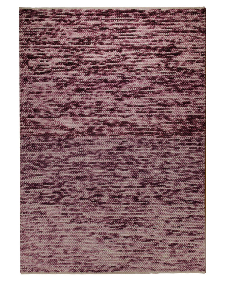 1433 Handwebteppich Wolle space-dyed beere rosé 160x230 cm – Gesamtansicht freigestellt