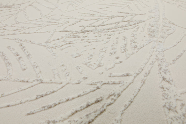 160x230 cm Teppich Wohnzimmer Creme