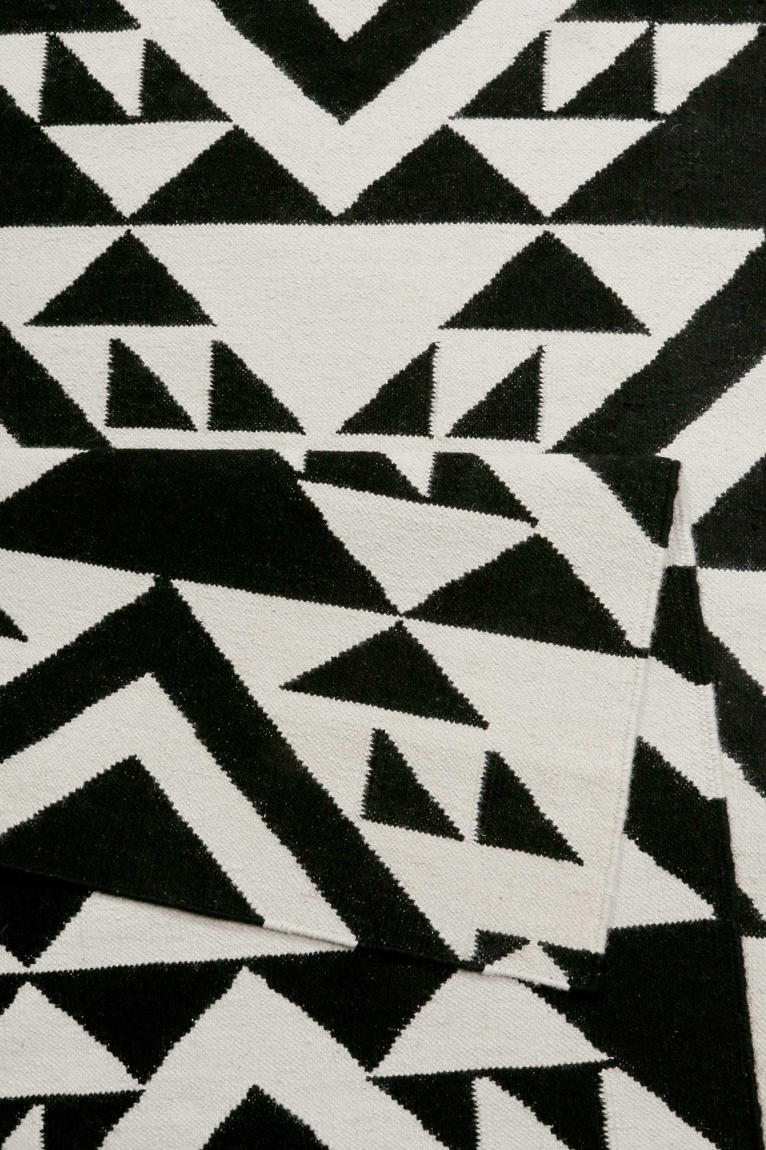 Black Mellow Teppich schwarz Kurzflor rechteckig