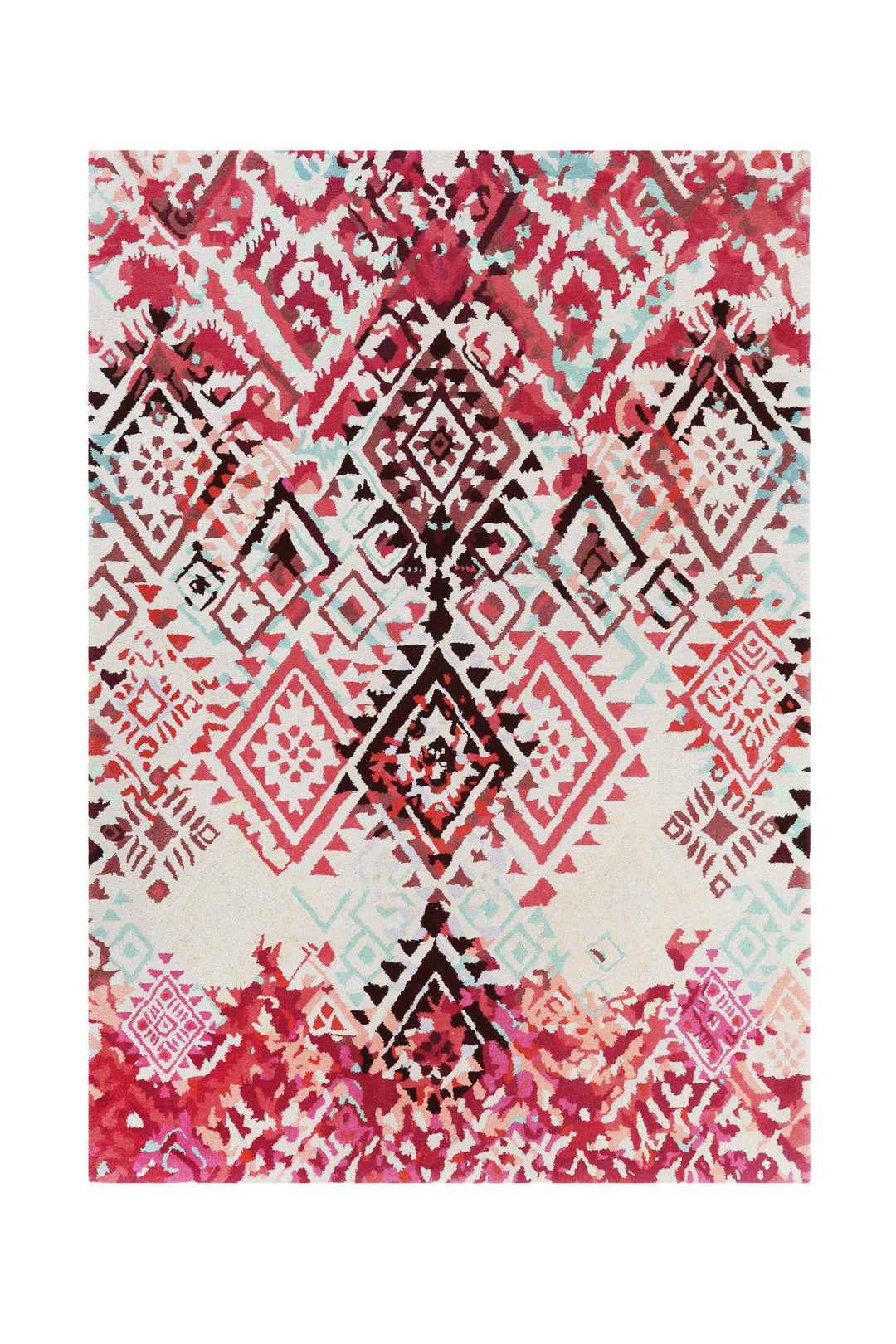 Love Vintage Teppich rosa Kurzflor rechteckig