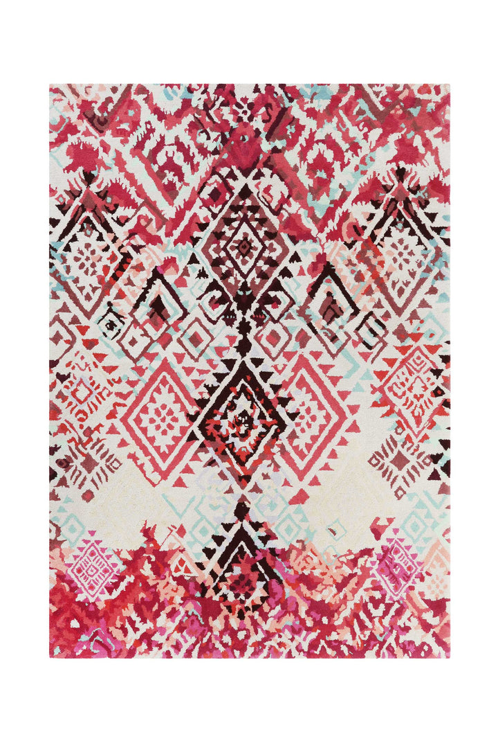 Love Vintage Teppich rosa Kurzflor rechteckig