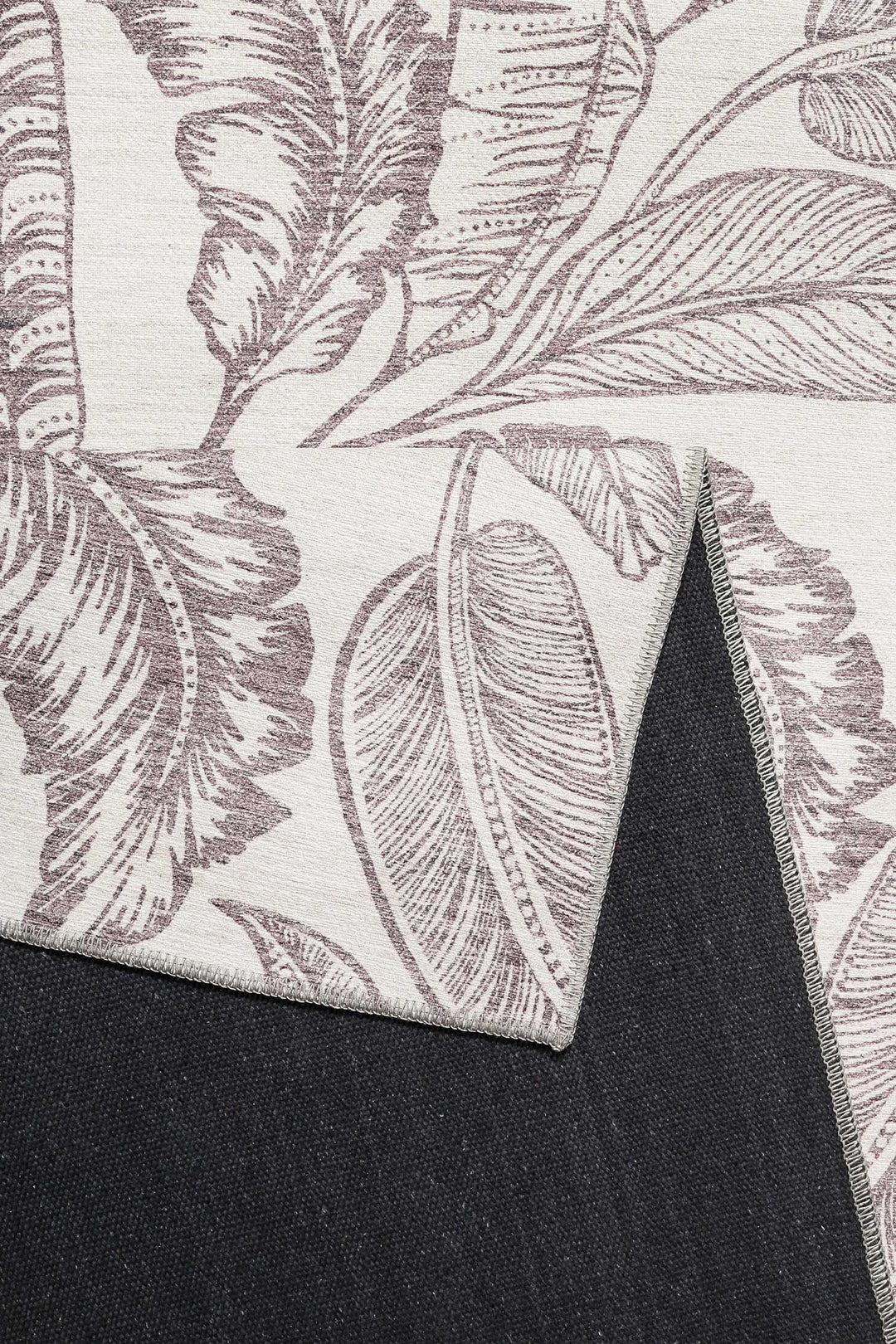 Mozambique Palm   Teppich taupe Kurzflor rechteckig