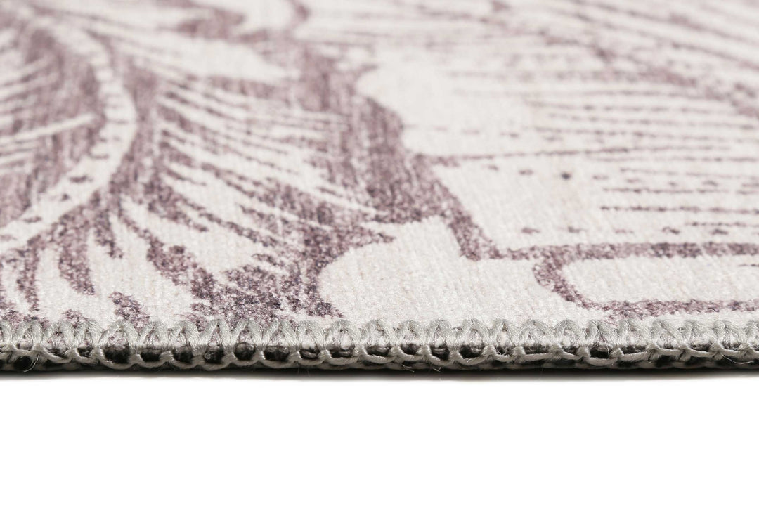 Mozambique Palm   Teppich taupe Kurzflor rechteckig