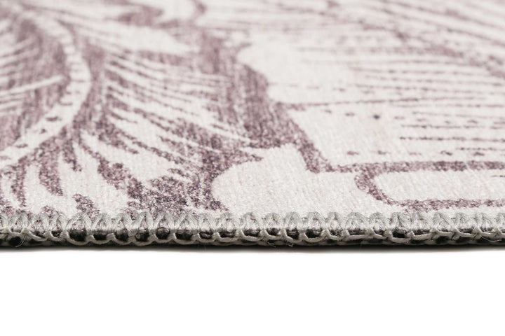 Mozambique Palm   Teppich taupe Kurzflor rechteckig