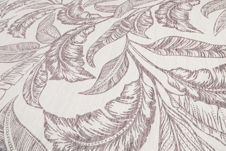 Mozambique Palm   Teppich taupe Kurzflor rechteckig