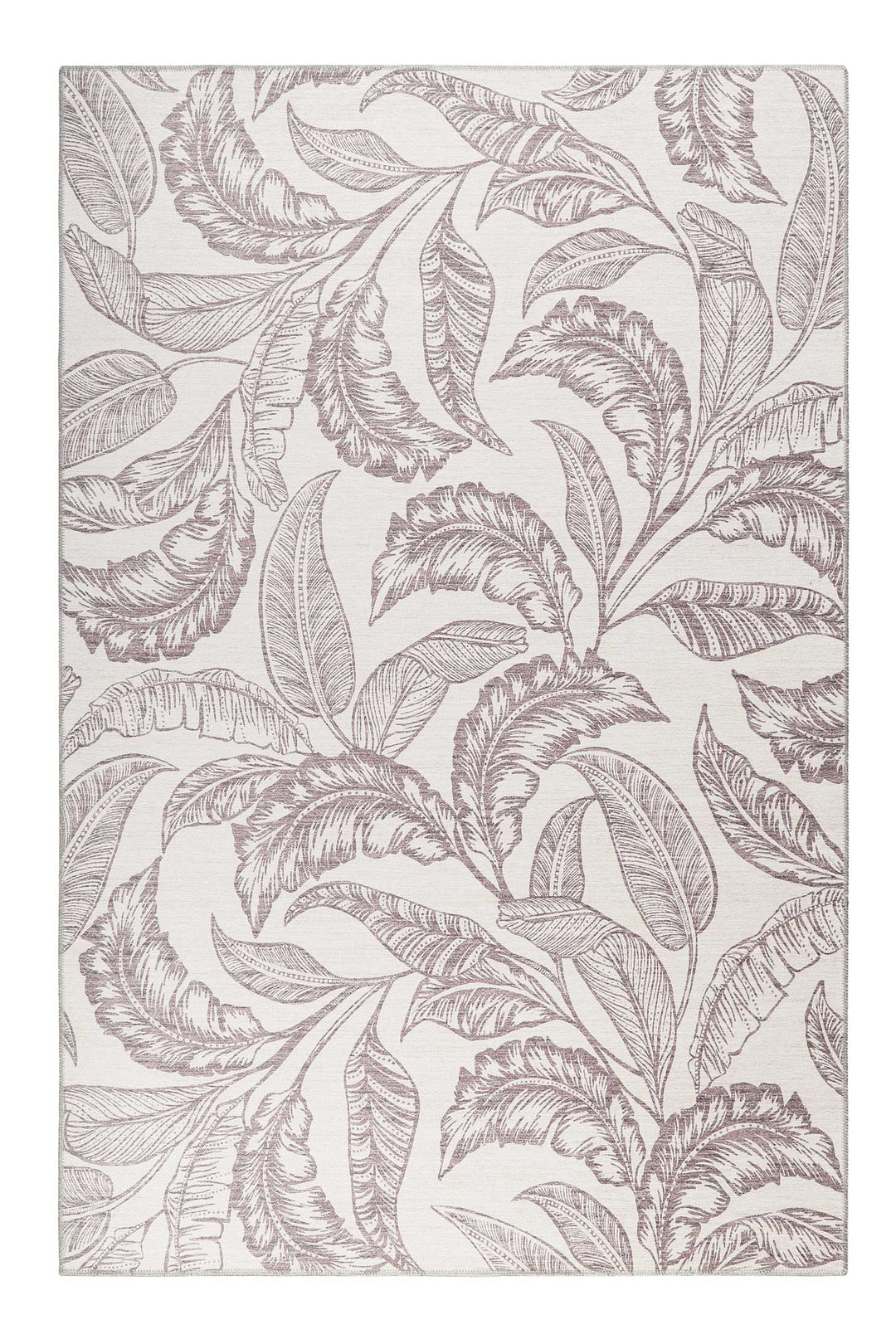 Mozambique Palm   Teppich taupe Kurzflor rechteckig