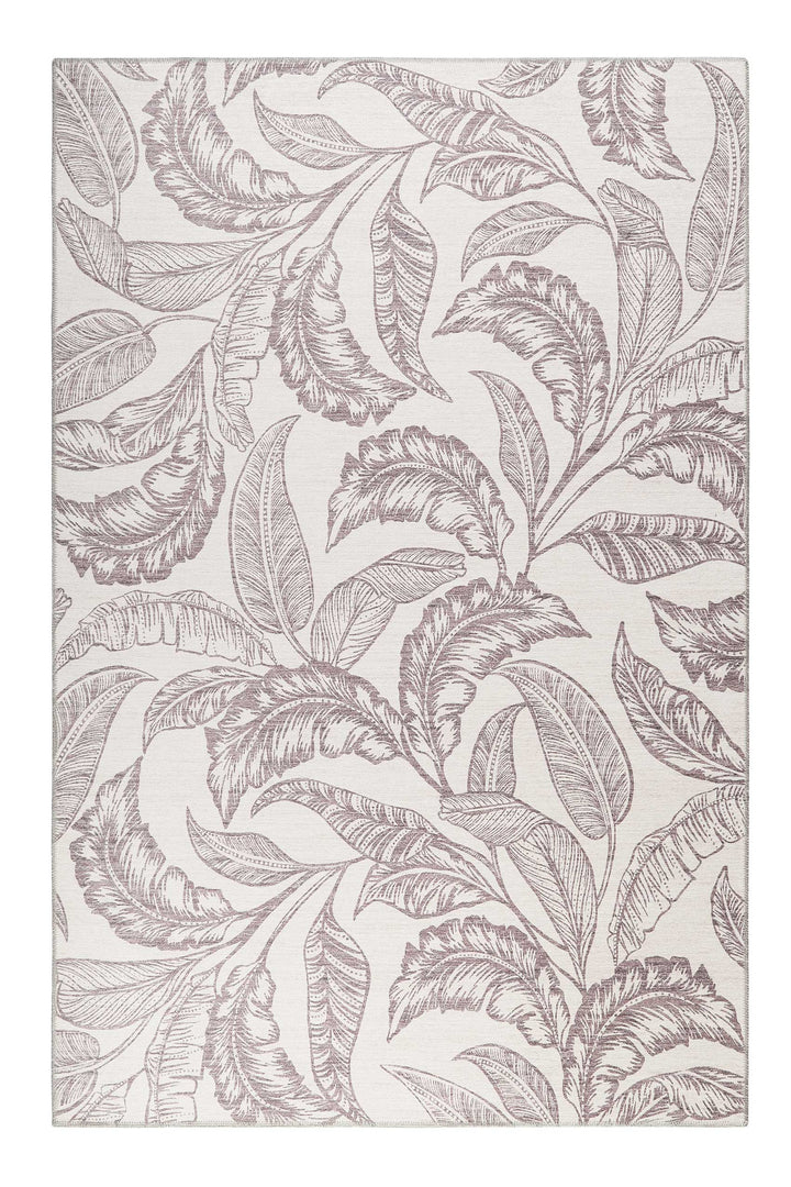 Mozambique Palm   Teppich taupe Kurzflor rechteckig