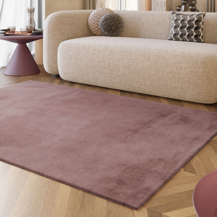 Esprit Teppich Altrosa und sehr flauschig Hochflor "Alice"