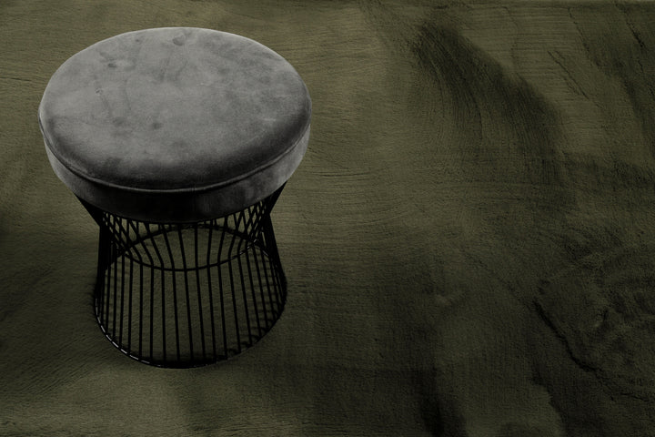 Alice Teppich olive Hochflor rechteckig