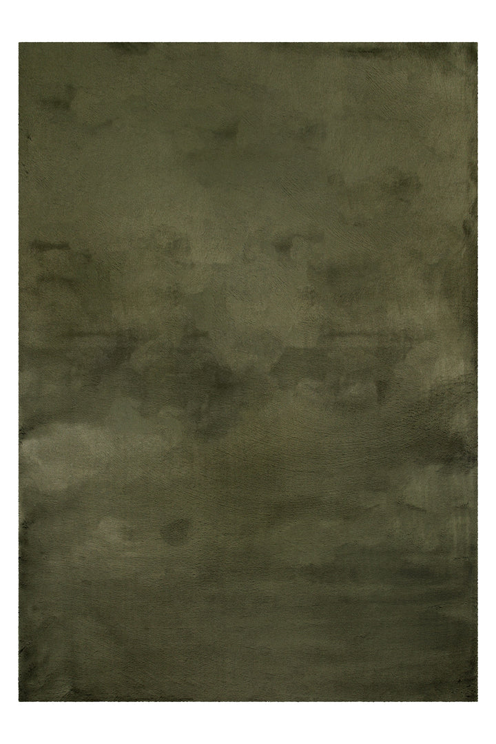 Alice Teppich olive Hochflor rechteckig