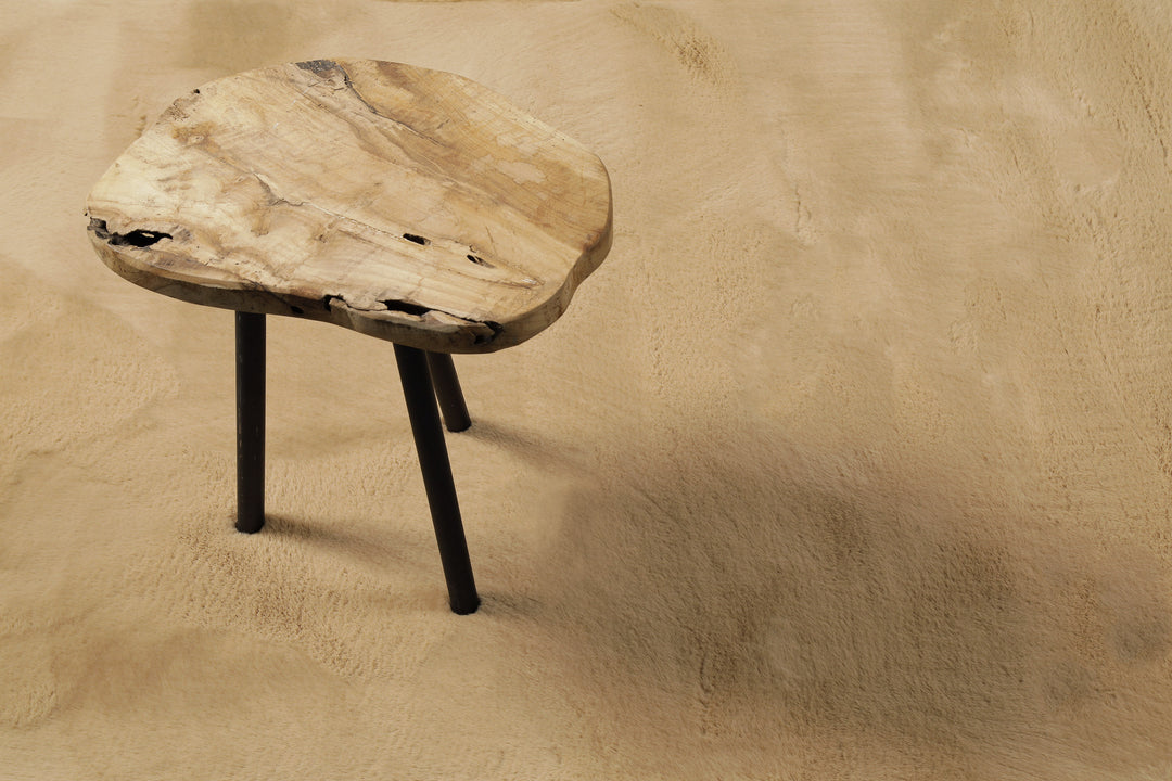 Alice Teppich sand Hochflor rechteckig