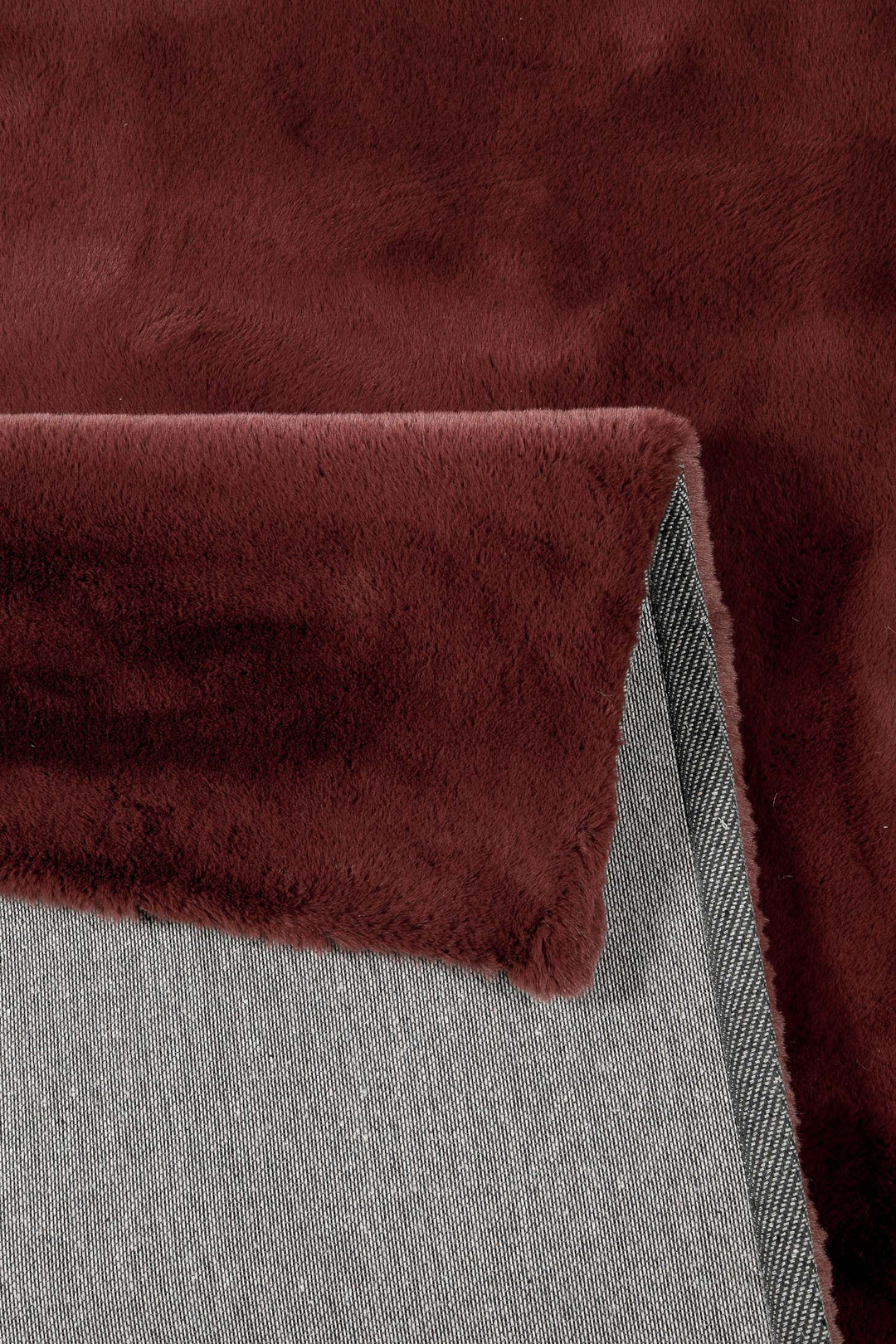 Esprit Teppich Bordeaux Rot und sehr flauschig Hochflor "Alice"