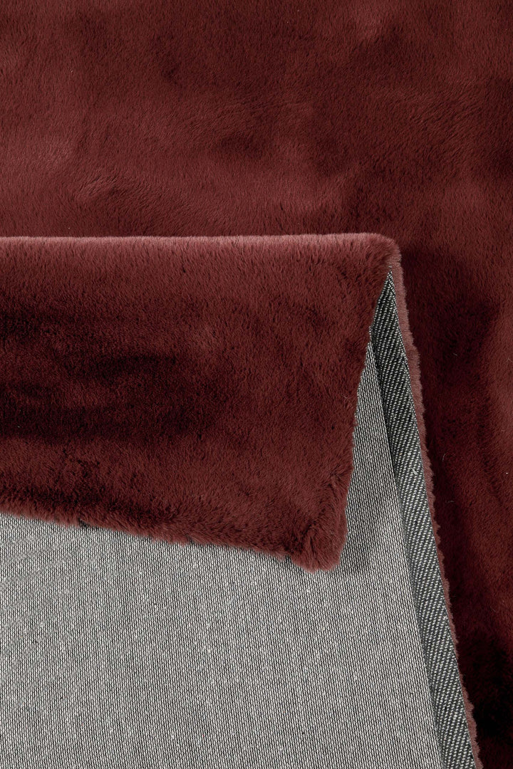 Esprit Teppich Bordeaux Rot und sehr flauschig Hochflor "Alice"
