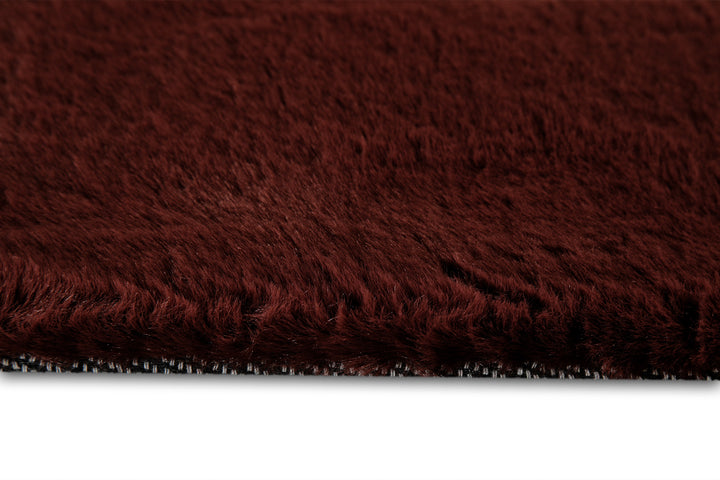 Alice Teppich bordeaux Hochflor rechteckig