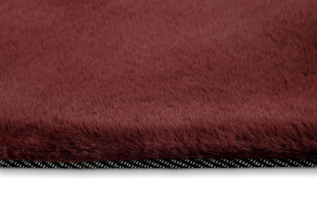 Esprit Teppich Bordeaux Rot und sehr flauschig Hochflor "Alice"