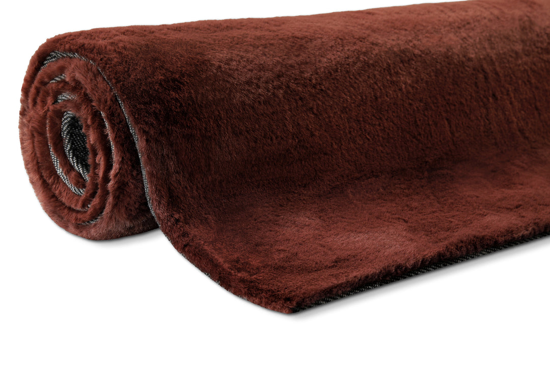 Alice Teppich bordeaux Hochflor rechteckig