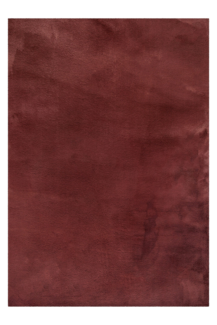 Esprit Teppich Bordeaux Rot und sehr flauschig Hochflor "Alice"