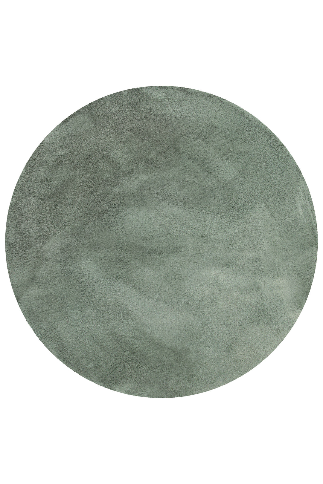 Alice Teppich türkis Hochflor rund