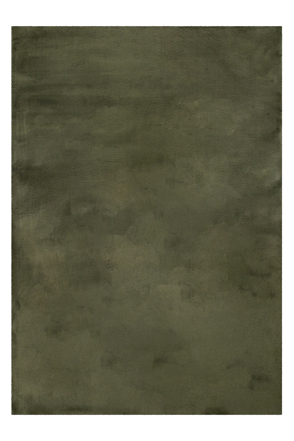 Anna Teppich olive Hochflor rechteckig