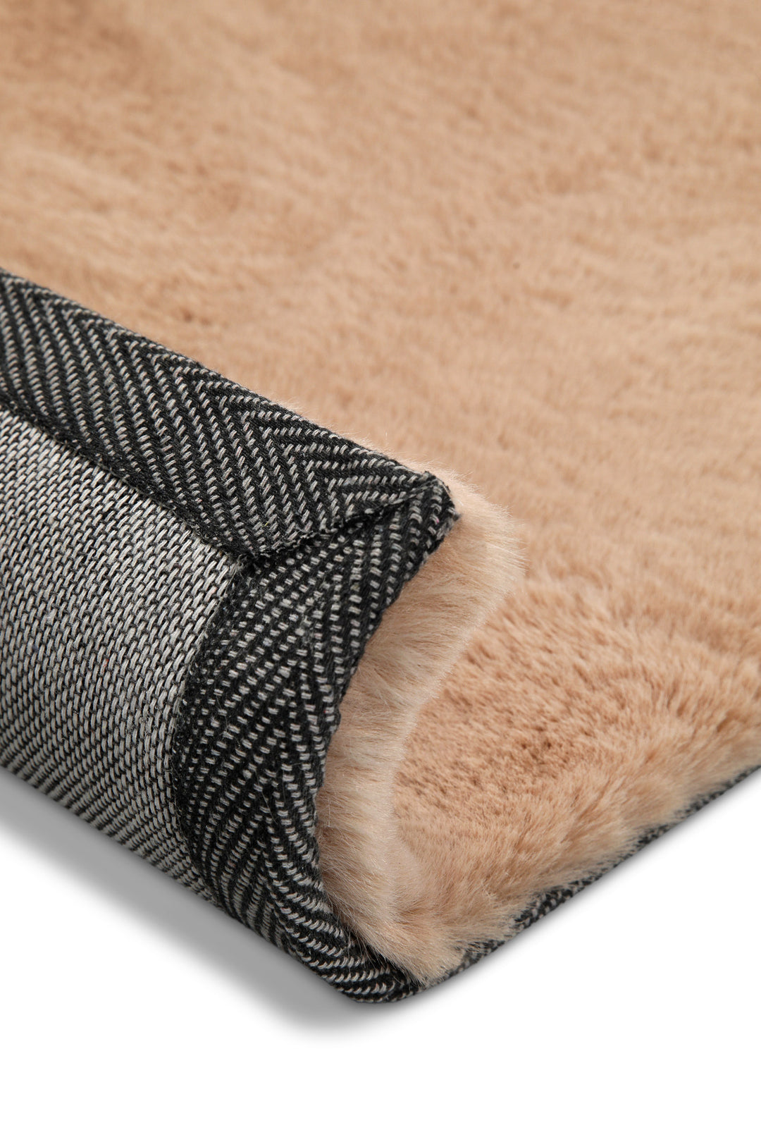 Anna Teppich apricot Hochflor rechteckig