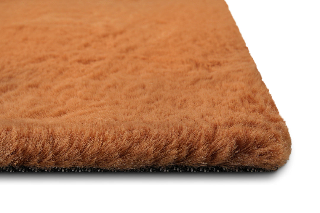 Anna Teppich terracotta Hochflor rechteckig