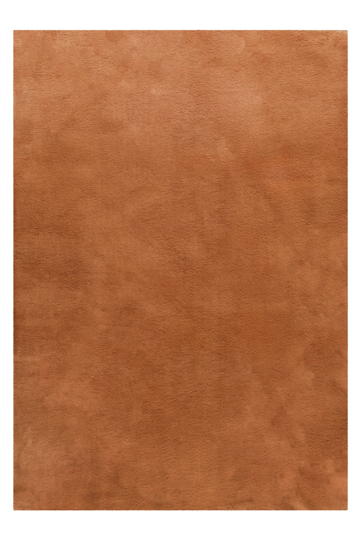 Anna Teppich terracotta Hochflor rechteckig