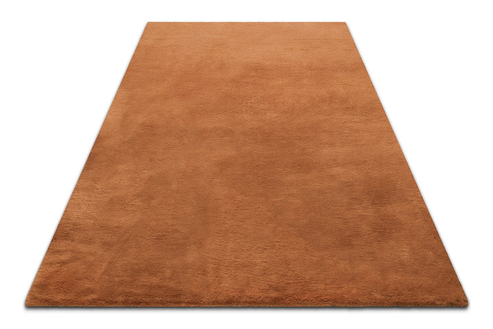 Anna Teppich terracotta Hochflor rechteckig
