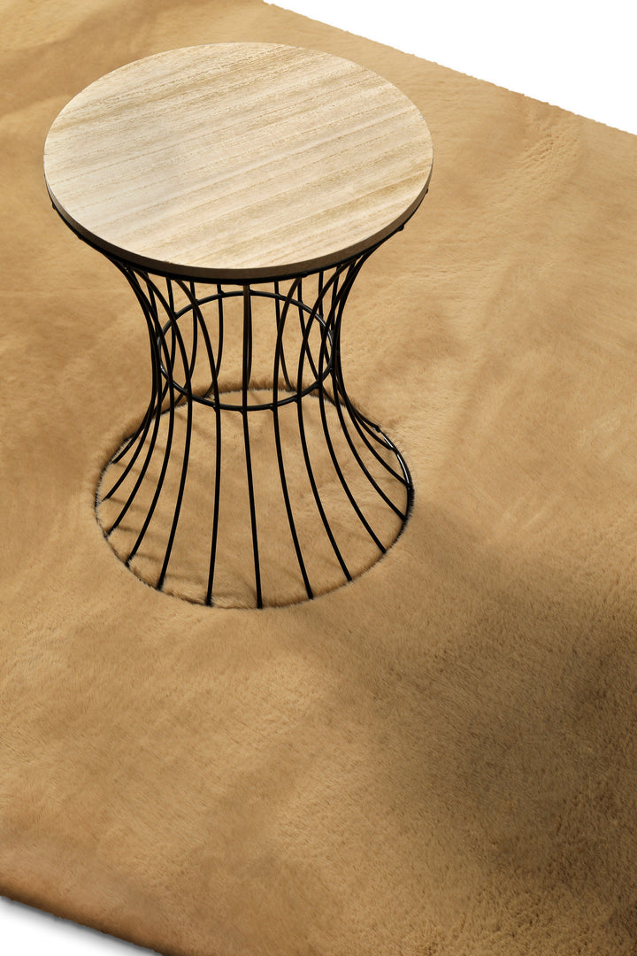 Anna Teppich sand Hochflor rechteckig