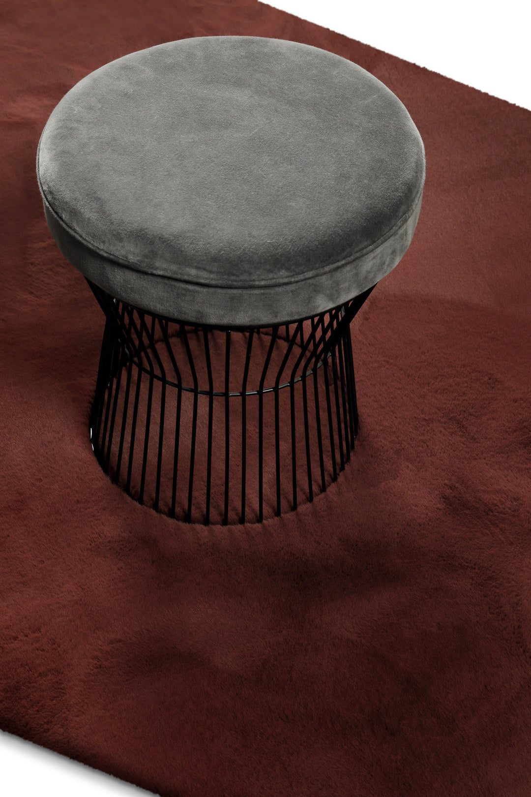 Anna Teppich bordeaux Hochflor rechteckig