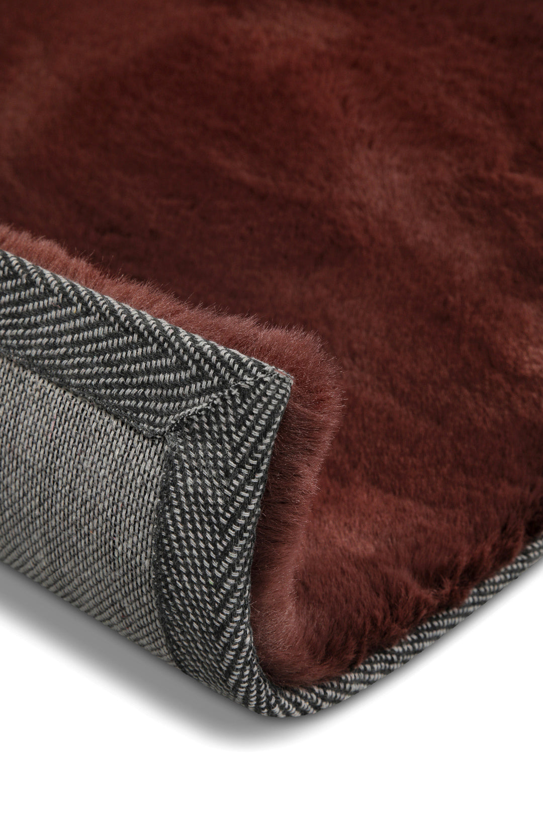 Anna Teppich bordeaux Hochflor rechteckig