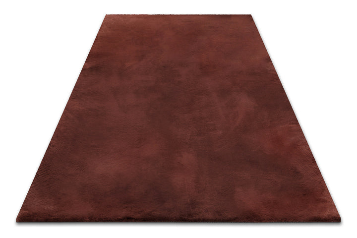 Anna Teppich bordeaux Hochflor rechteckig