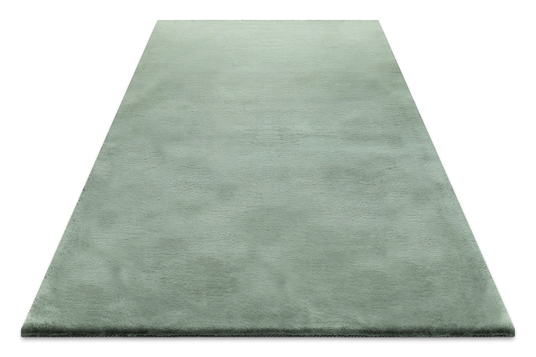 Anna Teppich türkis Hochflor rechteckig