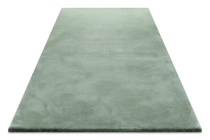 Anna Teppich türkis Hochflor rechteckig