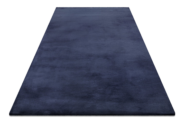 Anna Teppich dunkelblau Hochflor rechteckig