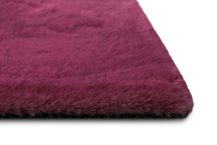 Anna Teppich violett Hochflor rechteckig