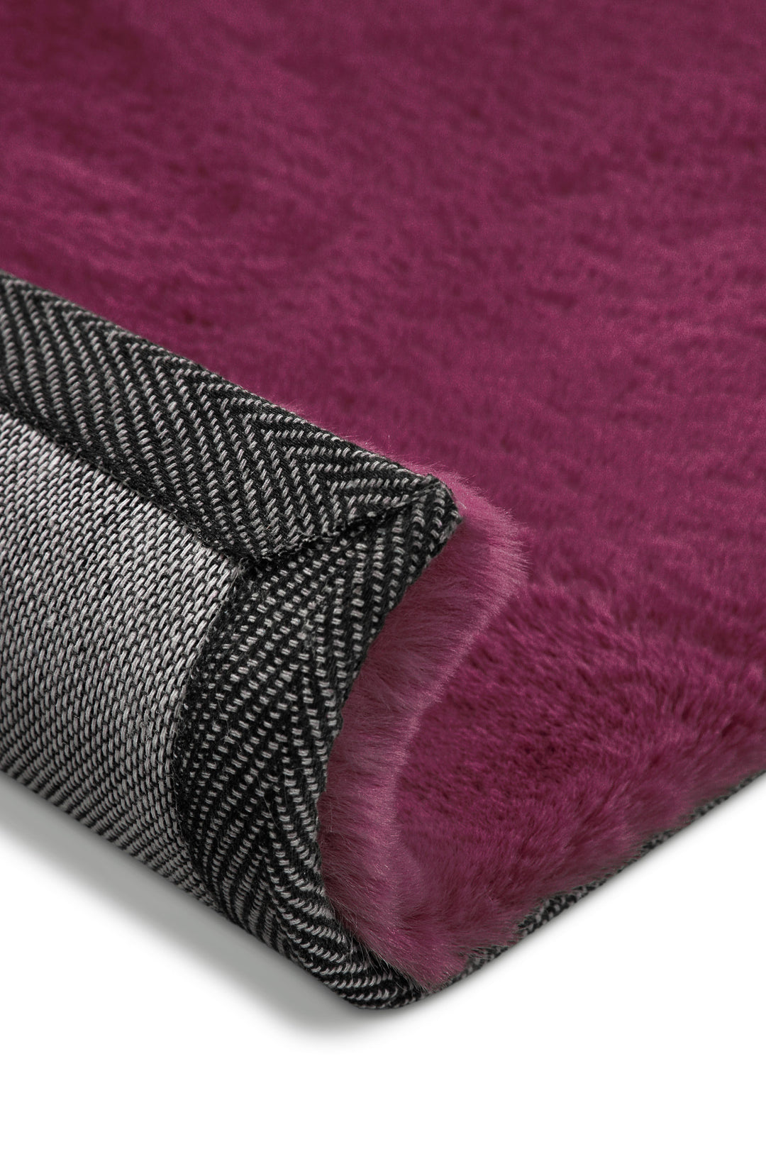 Anna Teppich violett Hochflor rechteckig