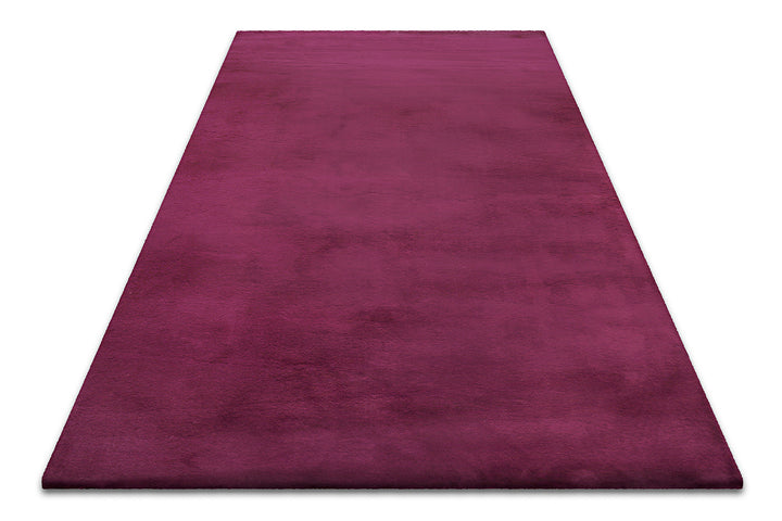Anna Teppich violett Hochflor rechteckig