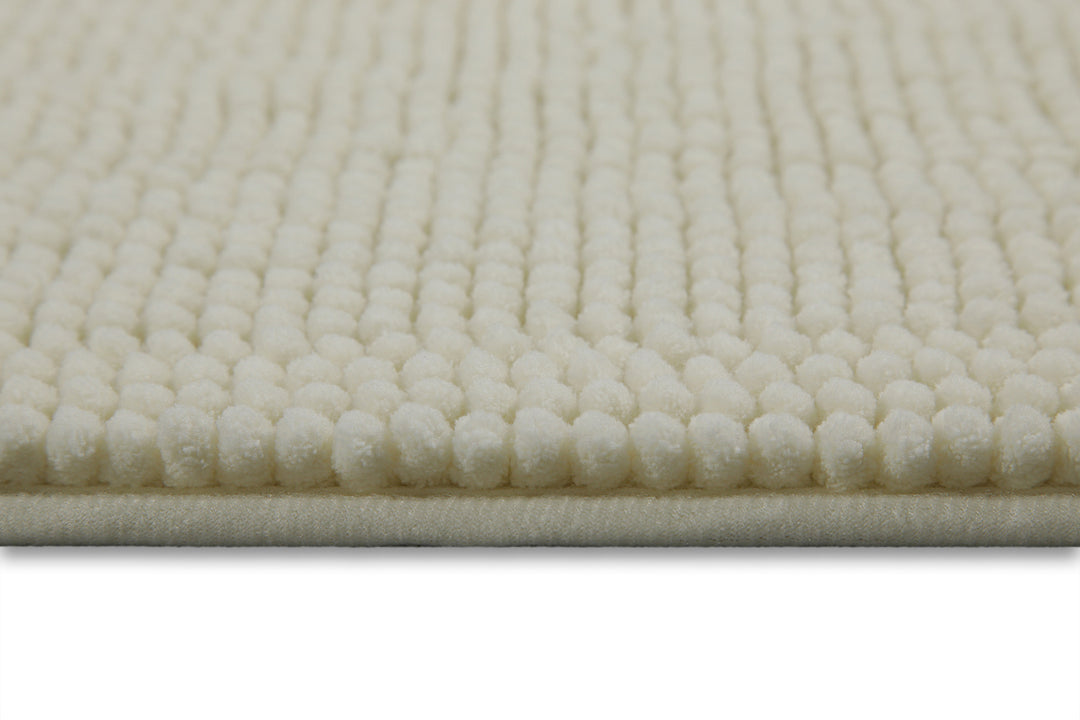 Balu Badteppich elfenbein Kurzflor rechteckig
