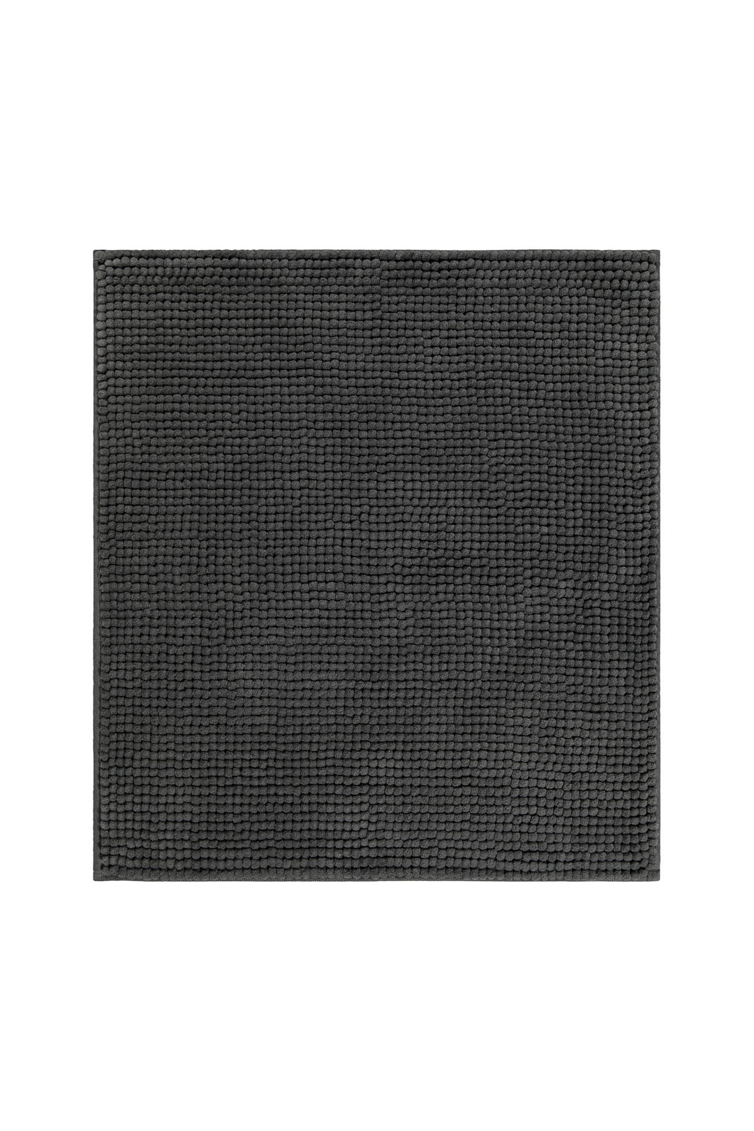 Balu Badteppich grau anthrazit Kurzflor rechteckig