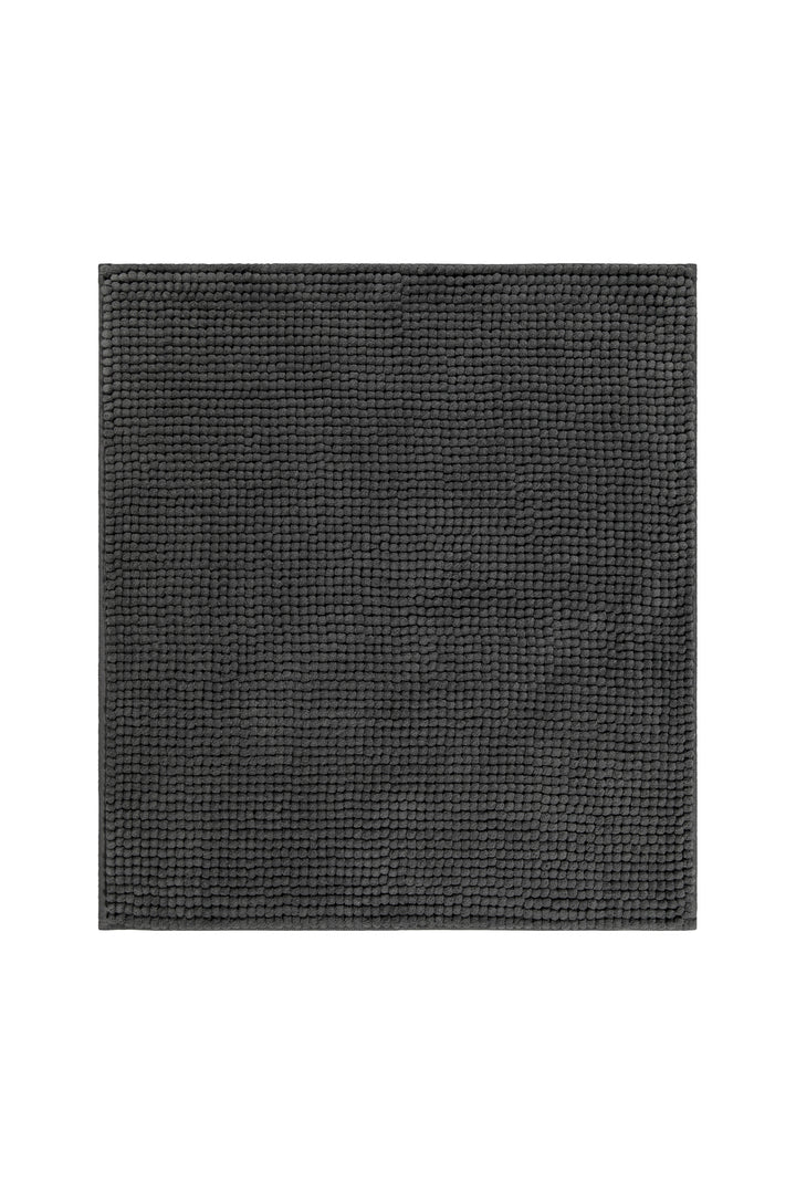 Balu Badteppich grau anthrazit Kurzflor rechteckig