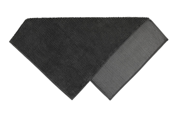 Balu Badteppich grau anthrazit Kurzflor rechteckig