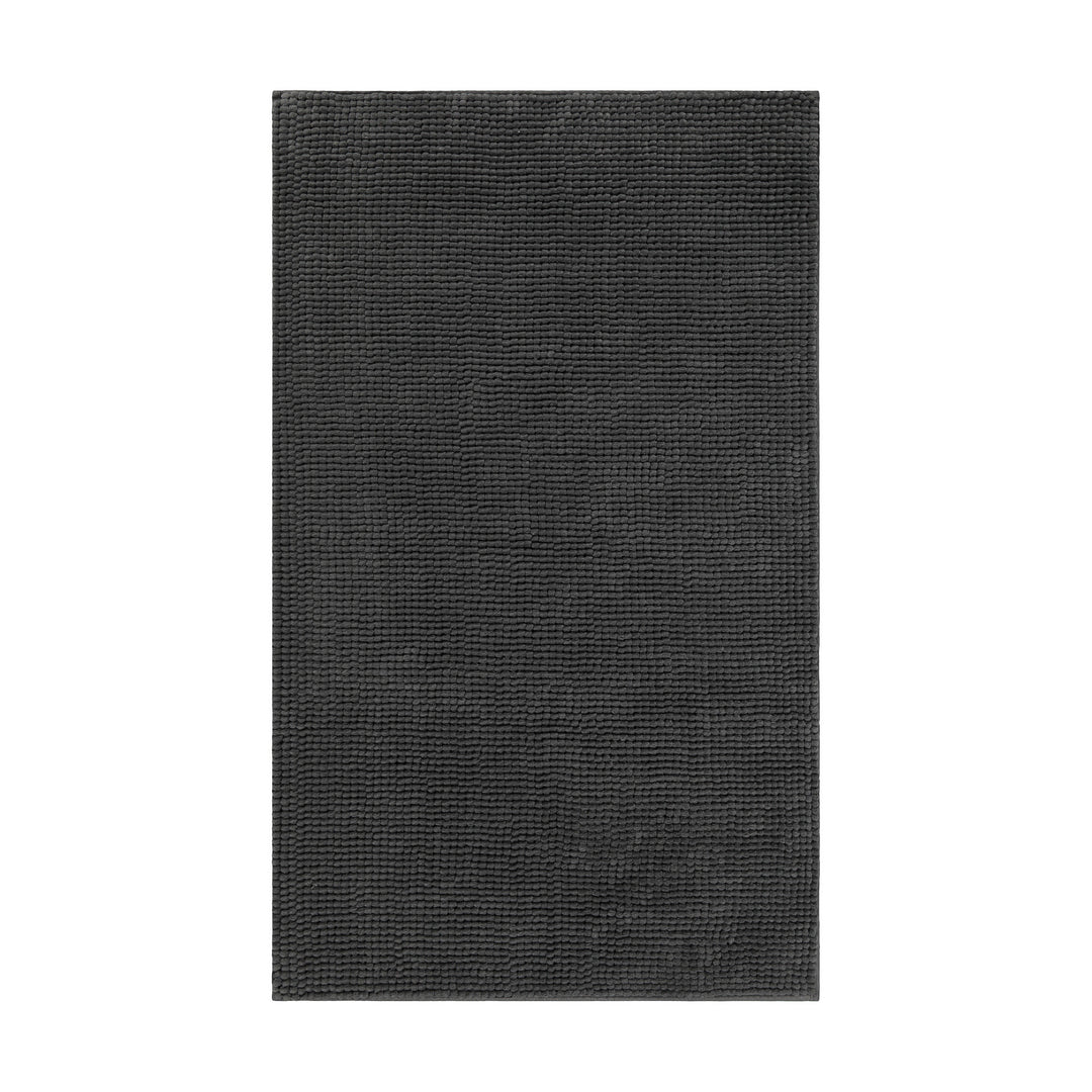 Balu Badteppich grau anthrazit Kurzflor rechteckig