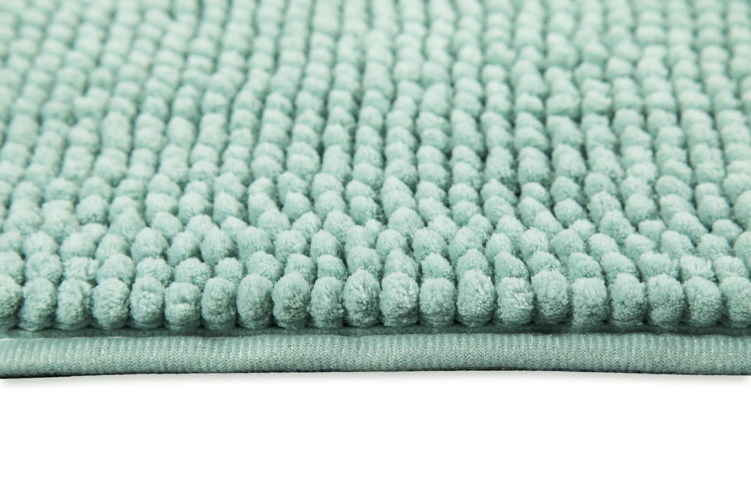 Balu Badteppich mint grün Kurzflor rechteckig