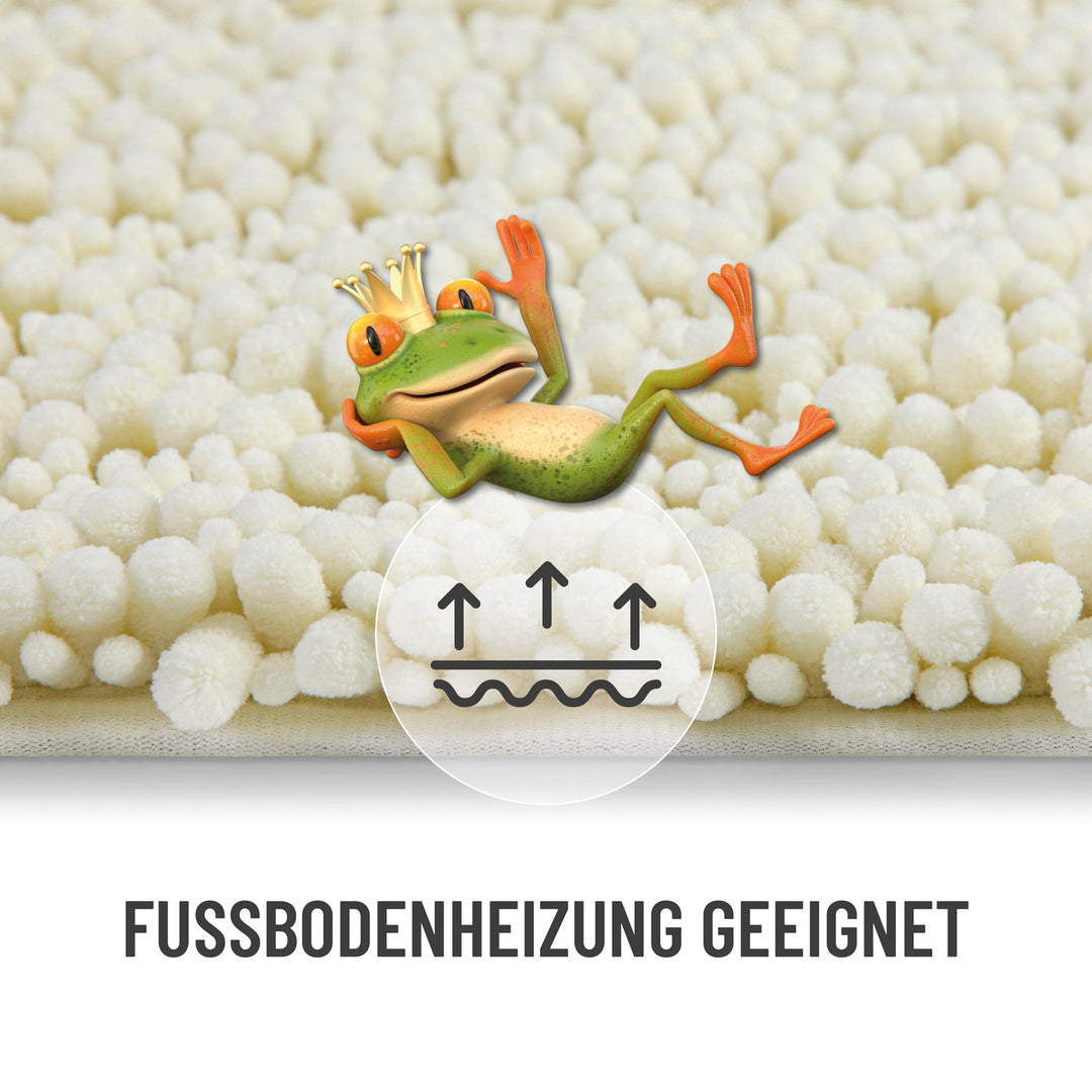 Badteppich Benno Creme Beige