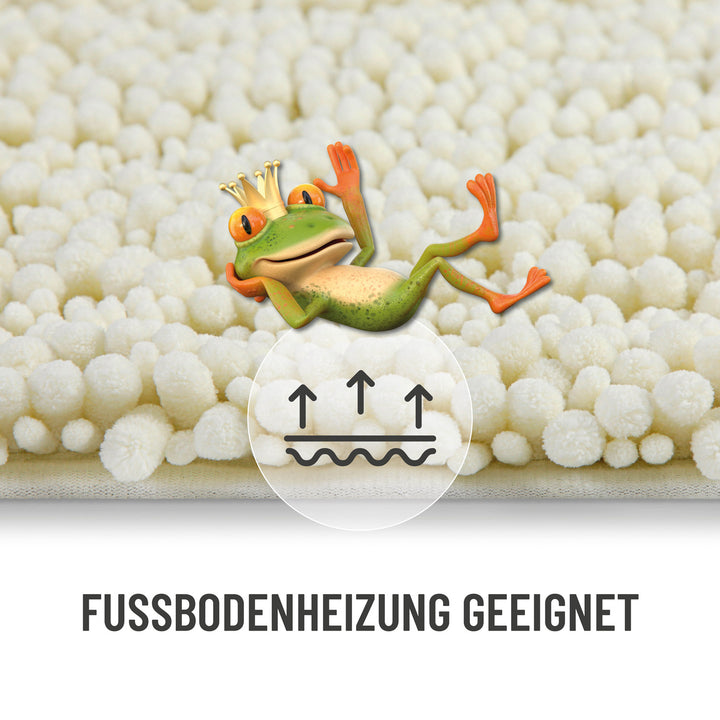 Badteppich Benno Creme Beige