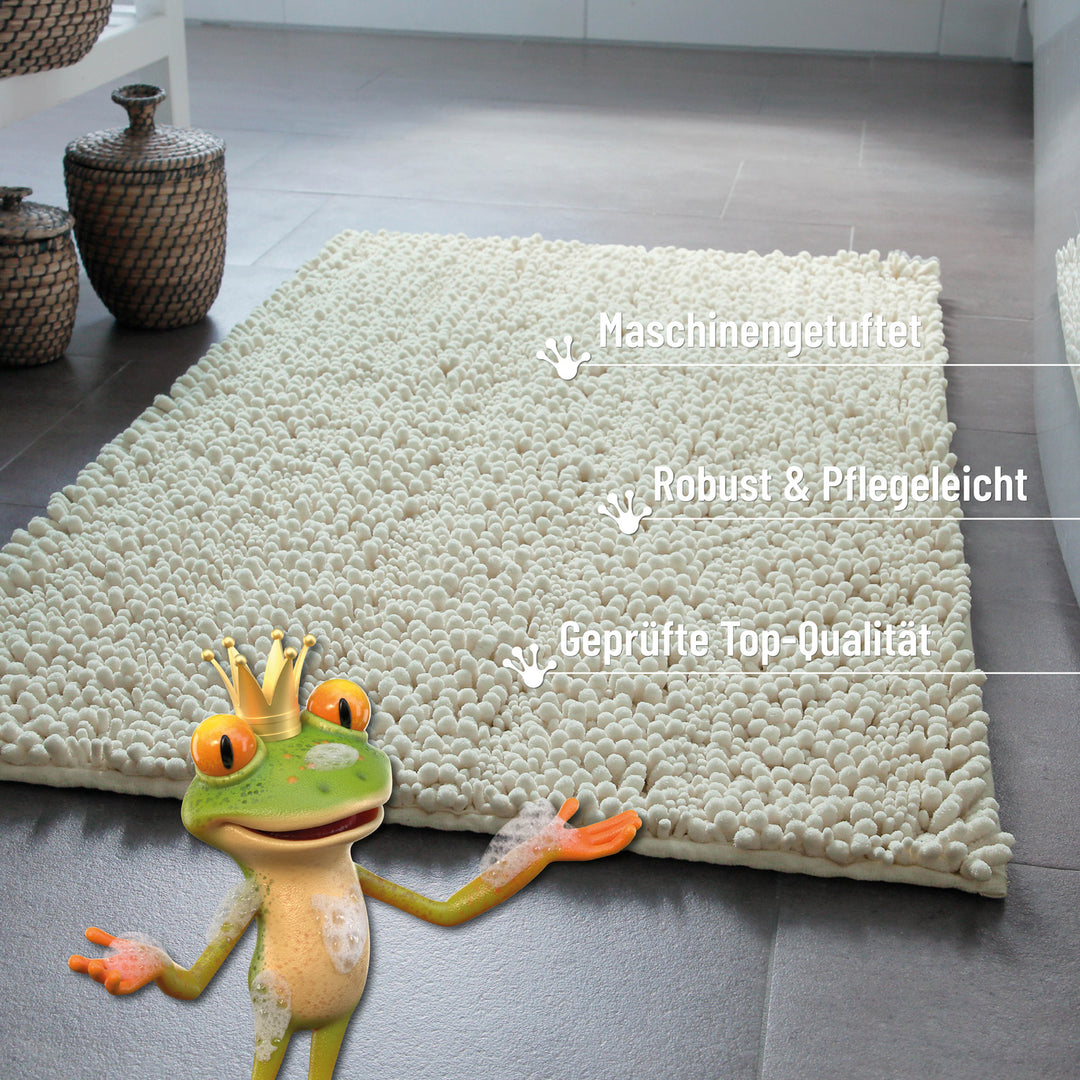 Badteppich Benno Creme Beige