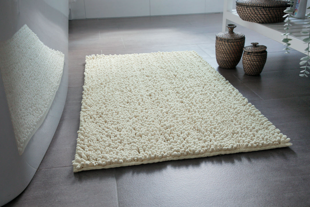Badteppich Benno Creme Beige