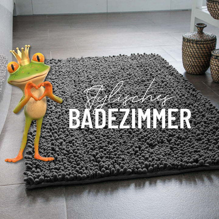 Badteppich Benno Grau